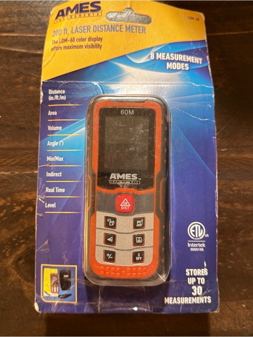 NEW Ames 200 ft. Laser Distance Meter. Factory Sealed